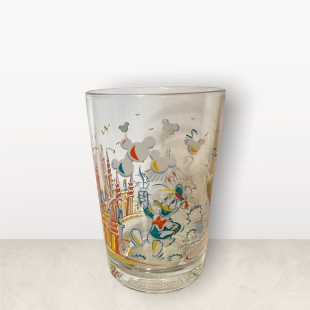 Vintage McDonald’s Donald Duck  "Remember the Magic"  Glass 25th Anniversary